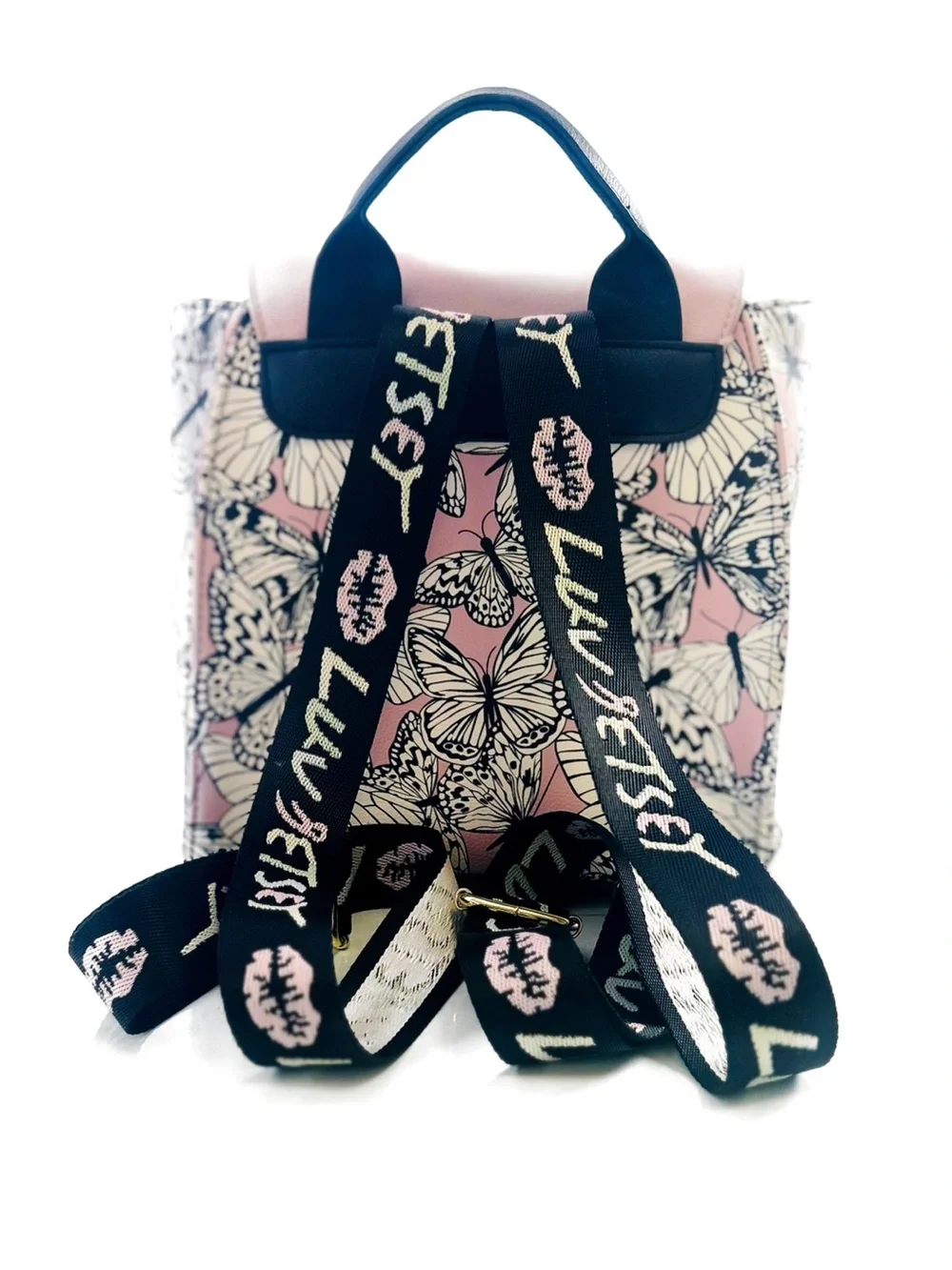 Betsey Johnson Pink Butterfly Mini Backpack/Purse 🦋